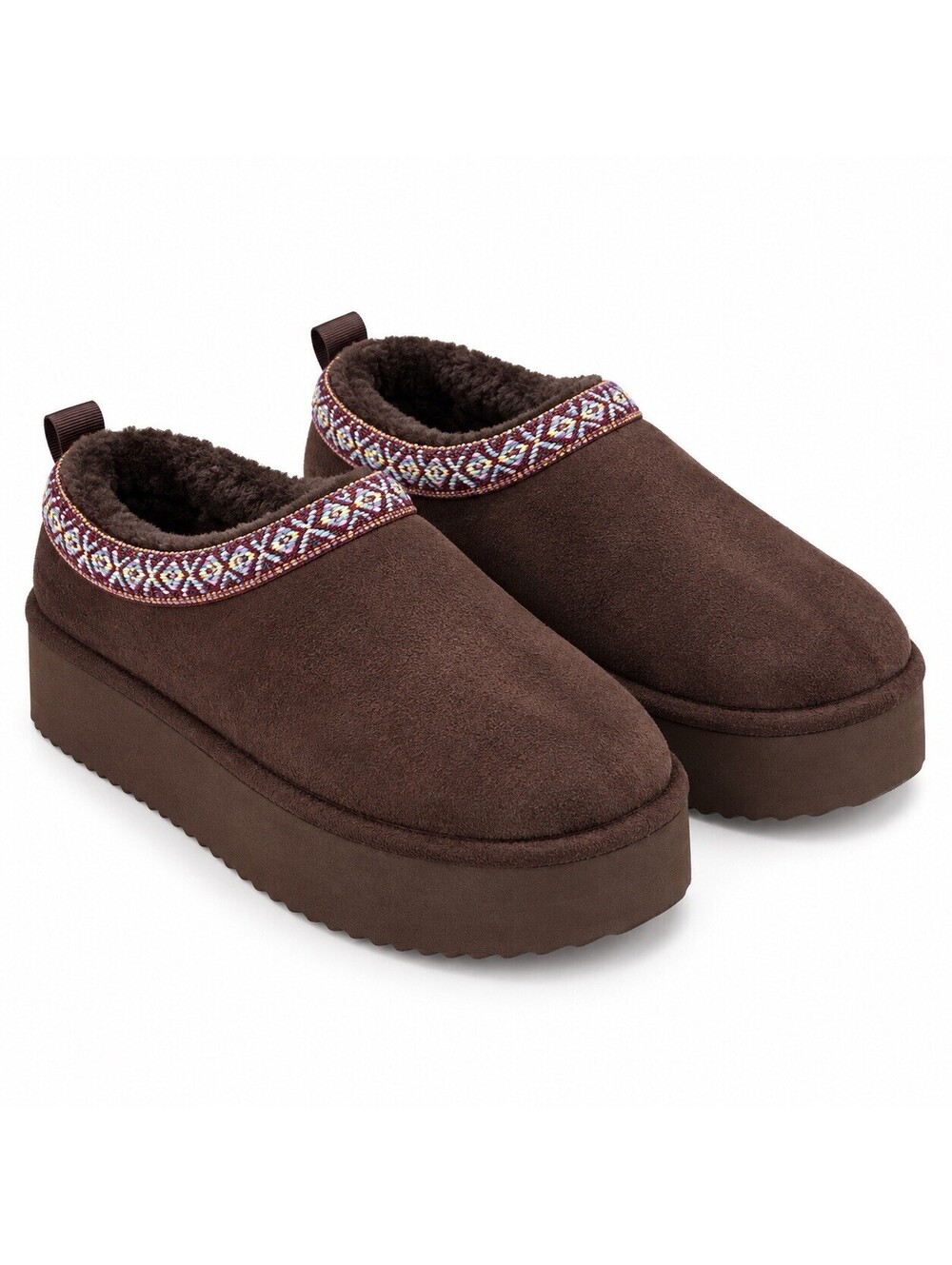 Madden Girl Bliss Slippers Women’s 6 Chocolate Brown Platform Clogs New